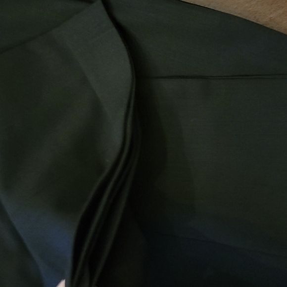 Mani dress wool pants S. 38 pleats, cuffed 29", navy blue. - Picture 4 of 4